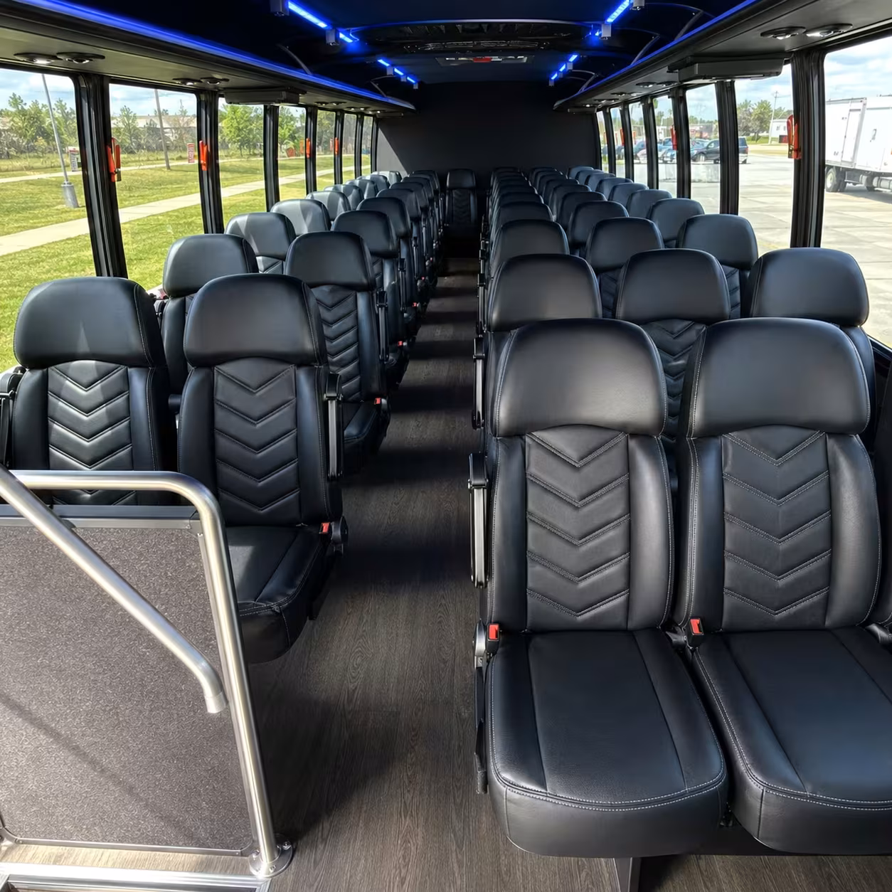 30 passenger minibus interior