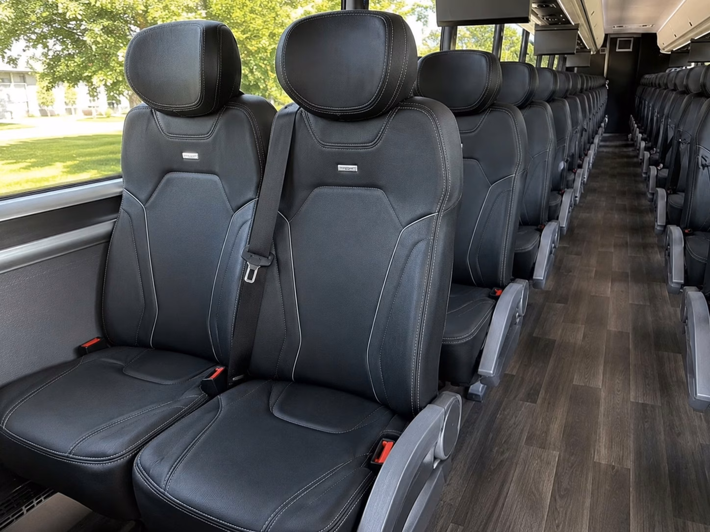 hotel to venue minibus rentals for santa barbara wedding guests