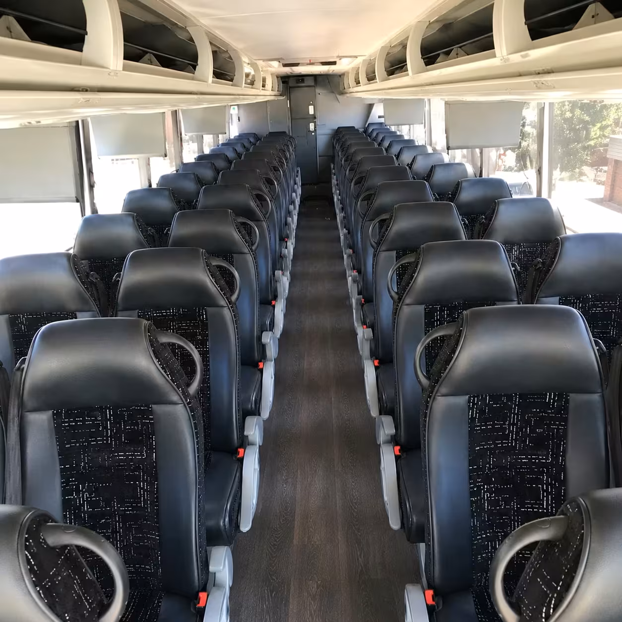santa barbara charter bus interior