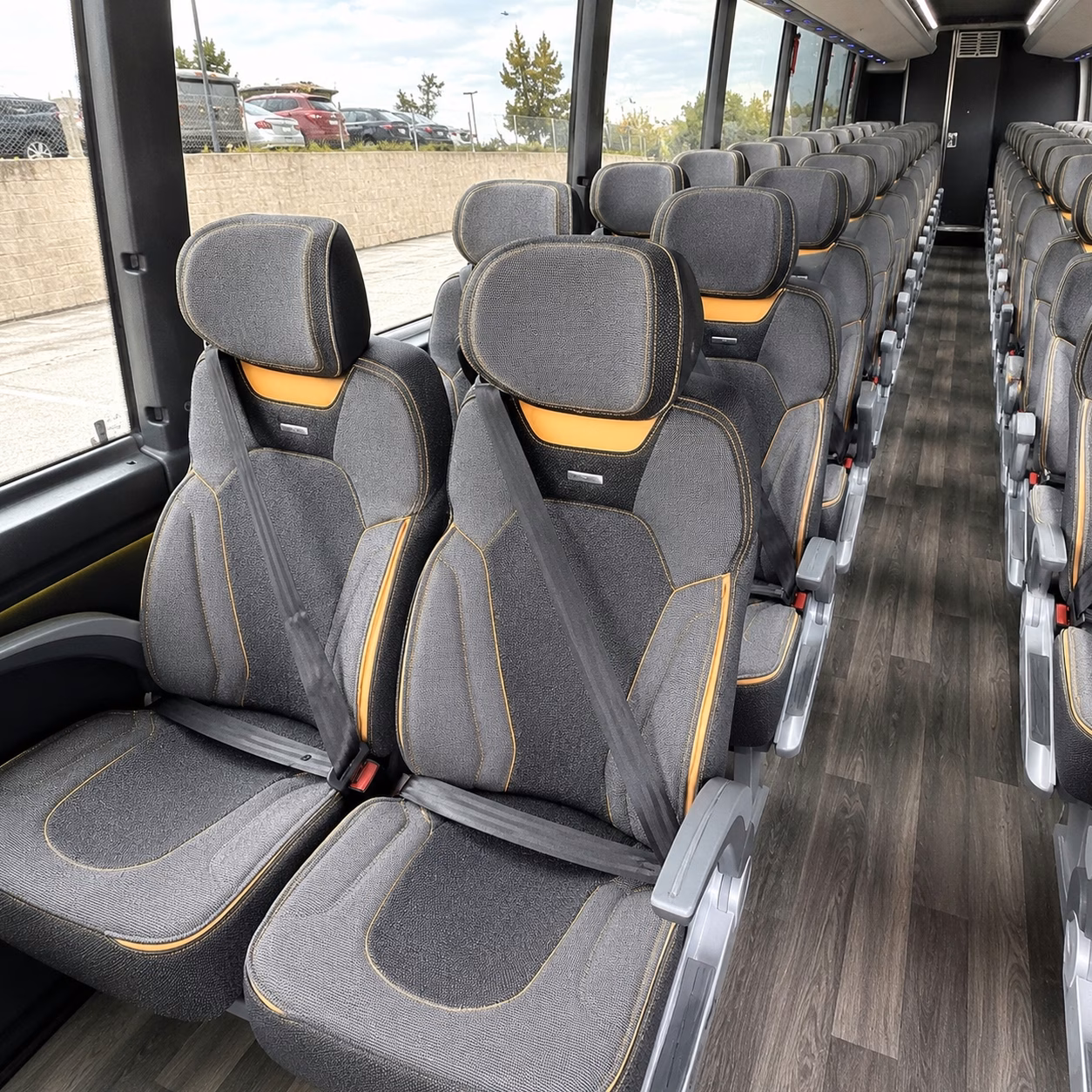 santa barbara charter bus rental inside
