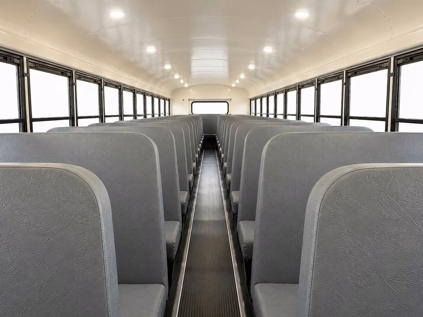 school bus inside